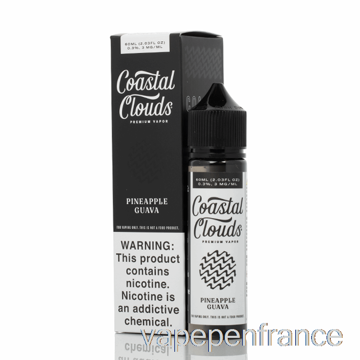 Goyave Ananas - Nuages ​​côtiers Co. - Stylo Vape 60 Ml 0 Mg